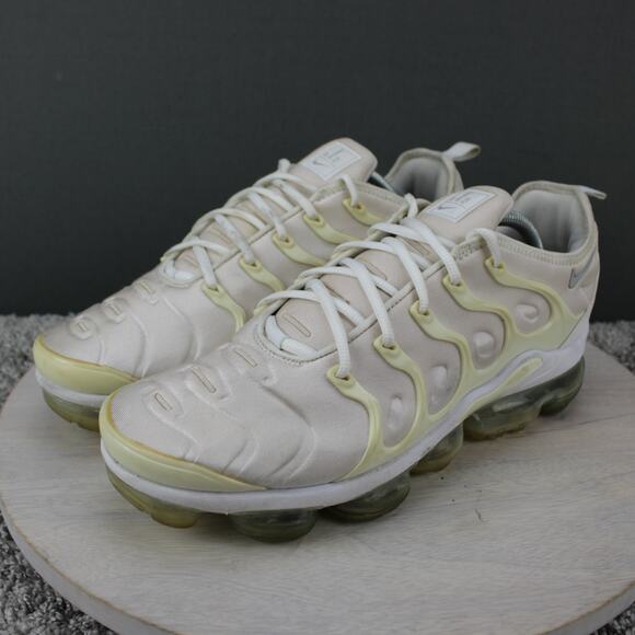 Nike Air VaporMax Plus Men’s Sneaker White Platinum Size 11 Vapor Cushion Retro - Picture 4 of 9